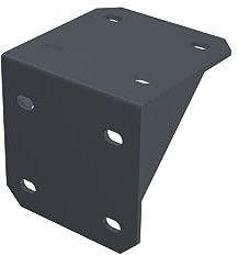 Home Deluxe - Deckenhalterung ERA für Markisen - 3 Stück, Farbe: Anthrazit, inkl. Dübel I Terrassenüberdachung Sonnenschutz Windschutz