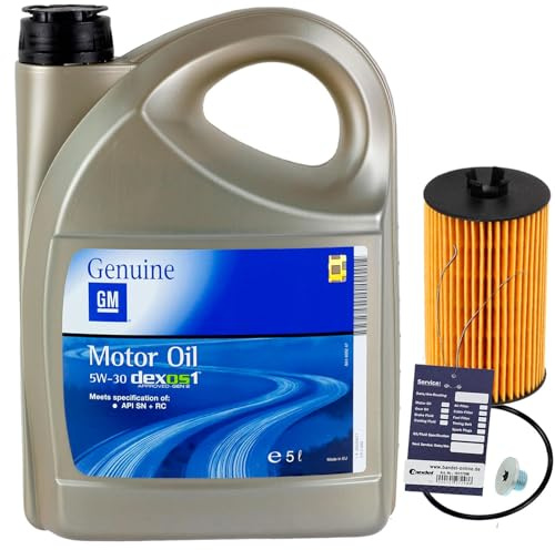BandelOne enthält Ölfilter 5W30 Öl passend für Adam Astra G H J Corsa C D C