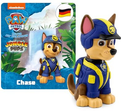 tonies Figuras auditivas para Caja Toniebox, Paw Patrol – Jungle Pups: Chase, Juego de Audio con 3 Historias para niños a Partir de 3 años, Tiempo de reproducción de 45 Minutos Aprox