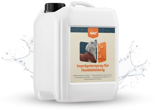 nimo® Imprägnierspray für Hundebekleidung | Spray-On Imprägnierung | Imprägnierung, Versiegelung gegen Nässe und Schmutz | Atmungsaktiv | Imprägnierung für Hundebetten und -decken