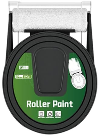 Wandreparatur-Rollpinsel, Wandreparatur-Farbroller,Wandspachtelrolle, kleine Rolle, Fleckenentferner - Wandausbesserungspinsel, Wandfarbroller, Latexfarbe, weißer Walzenpinsel, Spachtelwandreparatur