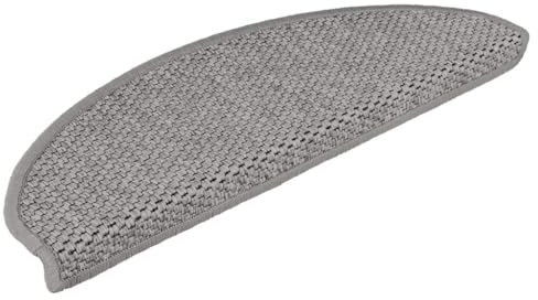 LAPOOH Stufenmatten Selbstklebend Sisal-Optik 30Stk. 65x21x4cm Silbern, Treppenmatten, Treppenstufen Matten, Teppich Treppenstufen, Treppenteppich, Treppenauflagen Teppich - 3365871
