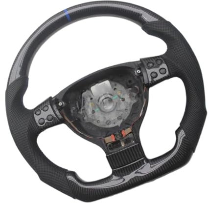 OTOZUM Kompatibel Mit VW Für J&etta Mk5 Für Golf 5 Für GTI R32 Für EOS Für Passat B6 Für Bora Für Caddy Carbonfaser-Autolenkrad-Montageteile Lenkräder Auto
