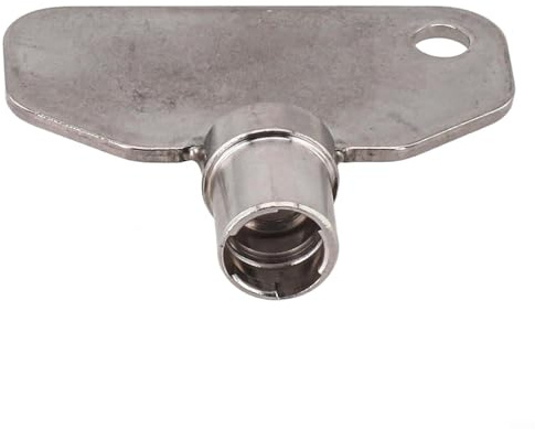 Llave tubular chapada en zinc E3515 E32671515, llave hueca de repuesto ideal para seguridad de compartimento RV (3 muescas)
