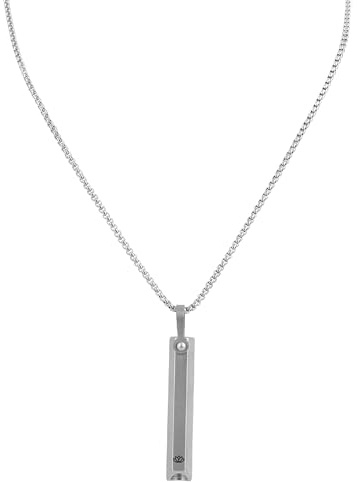Mikovivi Collier de Respiration Consciente, 6 Bords Acier Titane Collier de Méditation Contre L'Anxiété Lien Respiration Profonde Calme Outil pour Femmes et Hommes