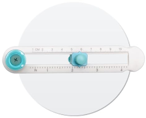 Cortador circular artesanal, cortador circular de papel, Abrecartas rotativo, Herramienta cortadora, para brújula de papel con clara, para scrapbooking pe
