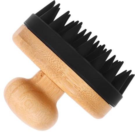 Anneome Brosse Massage Chevelu Silicone pour Nettoyage Profond et Relaxation Accessoire Simple à Utiliser pour Soins Capillaires Quotidiens