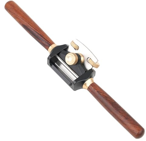 Fafeicy Cepilladora de Madera con Plano Manual Ajustable para Carpintería Curva y Recorte de Detallado en Modelo de Madera