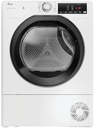 Hoover H-DRY 350 Heat Pump Tumble Dryer, 10kg, White, A++ Class | Freestanding, Extra Dry, Dry Hanger, Dry Wardrobe, Woolmark, Precise Temperature Control, HRE H10N2TBE-80