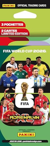 Panini FIFA World Cup 2026 Trading Cards Game Blister Pack 7 Sleeves + 4 Cards Limited Edition