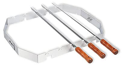 MOESTA-BBQ 10303 – Churrasco BBQ Set pour Smokin' PizzaRing – Embout manangal pour Barbecue sphérique – Diamètre 67 cm