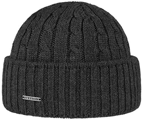 Stetson Georgia Wool Umschlagmütze Made in Germany Damen und Herren Herbst Winter