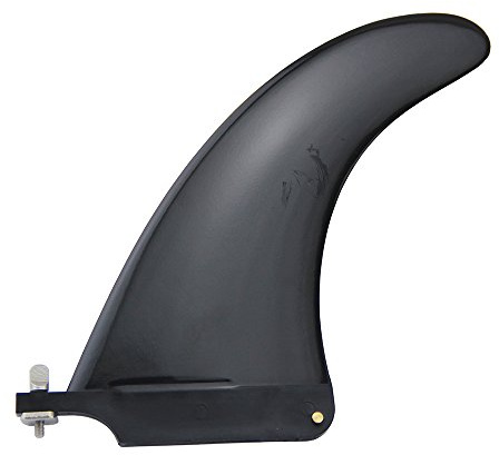 UP100 6.5, 7.5, 8, 9, 9.5, 10 Pouces Longboard et Sup Single Fin - Centre Fin pour Planches de Surf et Planches de pagaie avec vis de Smart