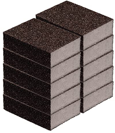 Schleifschwamm 10-er-Set I Körnung 36-280, DIY, Handschleifer I für verschiedene Materialien geeignet I hochwertiger Handschleifklotz, Schleifklotz, Schleifblock