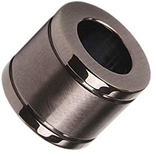 Beads Perlen Bart Perle Edelstahl DIY Coffee Großloch 7mm CNC Firestone Beads Nr. 24 Designperle