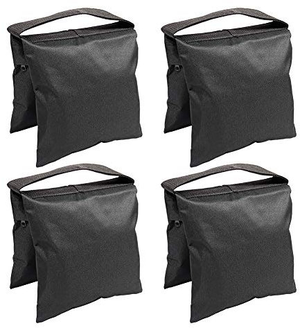ValueHall Sandsack 4-er Set Hochleistung Foto Sandsack Fotografie Studio Video Film Sandbag Gegengewicht stativ Satteltaschen für Lichtstative V7087