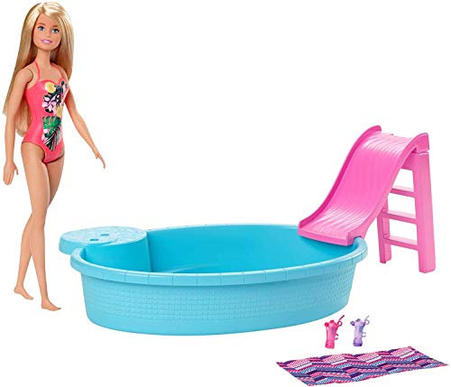 BARBIE Barbie and her Pool - GHL91 - Mannequin Doll Box - 3 Years and +