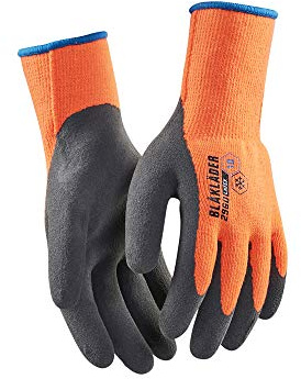 Blaklader 2960145053009 - Guante Seguridad Forrado de Látex, Color Naranja, Talla 9