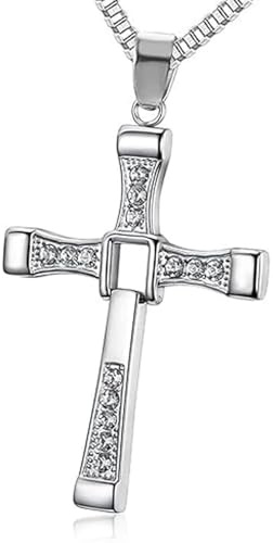 Zaky Vin Diese Kreuz Kette Halskette cosplay Anhänger Schmuck mit Aufkleber Anzug insgesamt 26 Stück