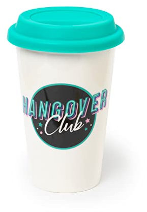 Legami AME0019, Tu Vuò Fa' L'Americano, Tazza in Porcellana New Bone China a Doppio Strato, 300 ml, Tema Hangover, Tiene al Caldo le Bevande, Lavabile in Lavastoviglie