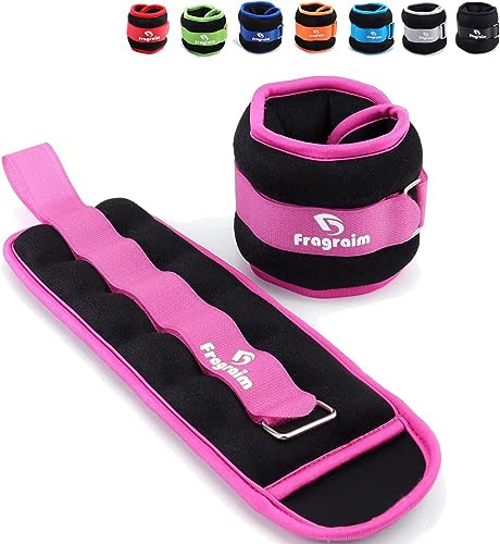 Pesi per Caviglie per Donne, Uomini e Bambini 3 kg 1 Paio di Pesi per Polso Gamba Braccio per Allenamento alla Forza con Cinghia Regolabile Adjustable Wrist And Ankle Weights