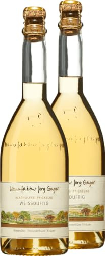 Weißduftig Manufaktur Jörg Geiger 2 x 0,75l VINELLO - 2 x Weinpaket inkl. kostenlosem VINELLO.weinausgießer
