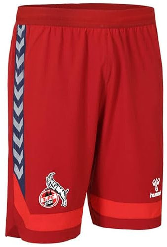 hummel 1.FCK 1. FC Köln Kinder Short Trainingsshort Kurze Hose 2024 Gr. 152 (DE/NL/SE/PL, Numerisch, 152, Regular, rot)