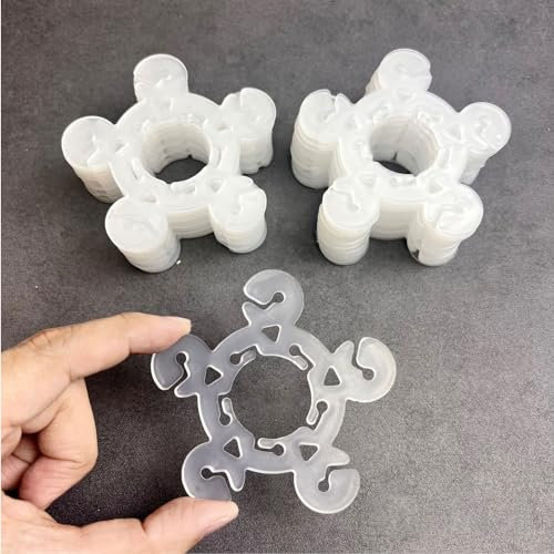 Kotkiddy Lot de 50 clips de fixation pour arche de ballon, boucle, connecteur de ballon, clip de fixation pour mariage, événement, fête d'anniversaire