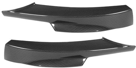 Frontlippe Frontspoiler Für BM&W 3 Serie E90 Für M Tech Für LCI 320i 330i 2009-2012 Frontschürze Spoiler Lippe Kinn Splitter Glatte Flexible Ersatz(Carbon Fiber Style)