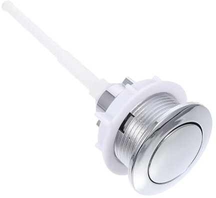 Runder Toiletten Druckknopf aus Abs Silber 38mm für Spülkasten