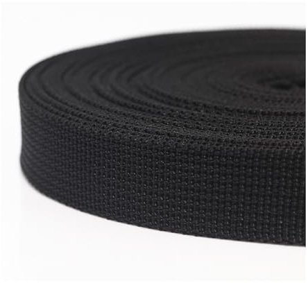 LIMIKPH 5M Gurtband Polypropylen 25MM 38MM Breit Schwarz Gurtband (Schwarz, 5M X 38MM)