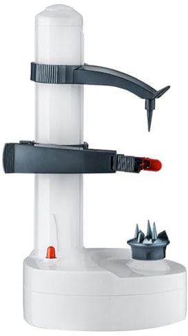 Peladora de patatas eléctrica - Peladora automática de patatas y manzanas | Peladora de patatas multiusos peladoras de zanahorias | Practica Pelador de Frutas y Verduras Pelador de Pepino para Patatas
