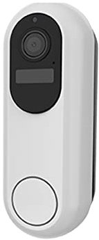 HPHPH Sonnette sans Fil avec Camera, 1080P Tuya Smart Video Doorbell 2.4GHz 5GHz sans Fil Sonnette Étanche Vision Nocturne Smart Home Vidéo Interphone Caméra,Maison Intelligente(Option 2)
