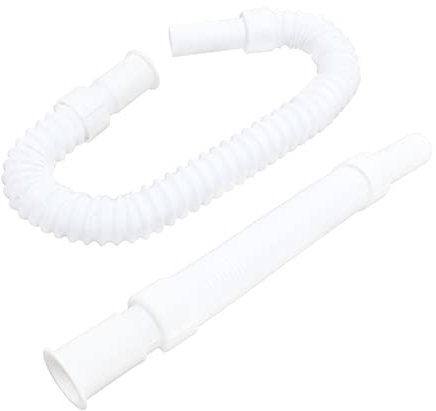 COLLBATH Tubo Flessibile Da 80 Cm Tubo Di Scarico Per Lavatrice Semiautomatica Adatto Per Lavabo in Ceramica Mobiletto Del Bagno E Fognatura Per Piscina