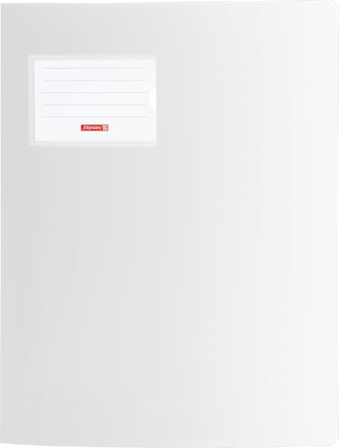 Brunnen | Schnellhefter FACT! pp weiß deckend (A4, mit Namensschild, Einstecktasche, Dokumentenmappe, Schulsachen, Fächermappe, Hefter, Organisator, A4 Folder)