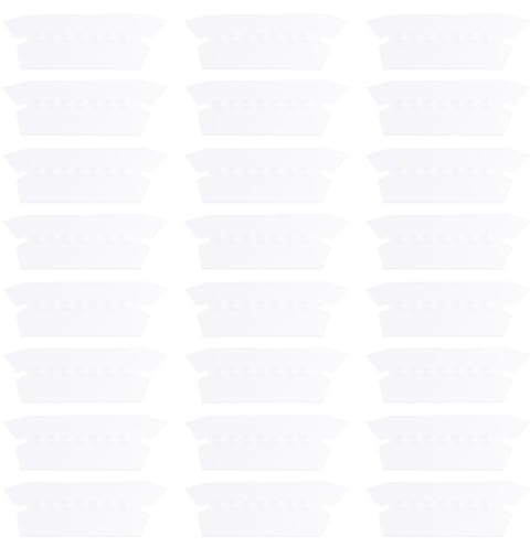 OUNONA Etiquetas de Carpeta Transparentes Colgantes para Archivos, 100 Unidades con Papel, Pestañas de Carpeta Reutilizables para Oficina y Papelería, Accesorios Multifunción
