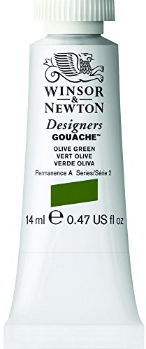 Winsor & Newton Designers Gouache 14 ml Olivgrün