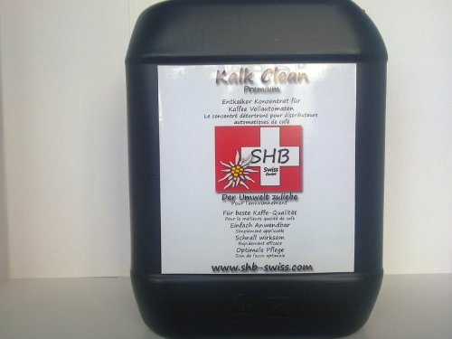 SHB Swiss Kalk Clean Premium Spezial Entkalker 10 Liter Kanister für Espresso und Kaffeevollautomaten, Kaffeemaschienen, Siebträger, Kapsel, Pad Maschinen (bis zu 100 Entkalkungen) ANGEBOT