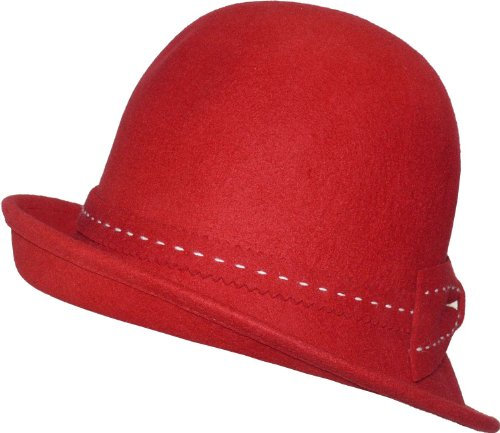 Harrys-Collection Damenhut aus Wolle in 5 Farben, Kopfgröße:Einheitsgröße, Farben:rot