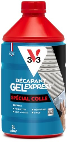 V33 Décapant Gel Express®spécial Colle 2L