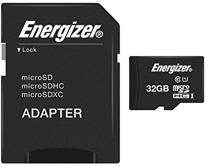 Energizer Classic Class 10 MicroSD Memory Card With Adapter black 32 gb