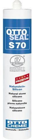 OttoSeal S70, dass Premium-Naturstein-Silicon, 310ml Farbe: C56 BETONGRAU