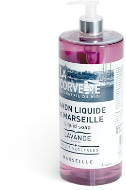La Corvette Jabón Líquido de Marsella Lavanda Manos y Cuerpo - 1000 ml