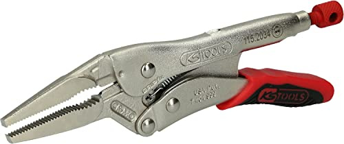 KS Tools 115.2034 Langbacken-Gripzange mit Easy-Release,45mm,L=170mm