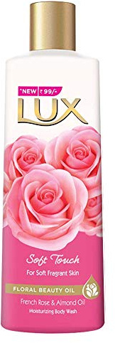 Lux Soft Touch Silk Essence & Rose Infusion Moisturising Body Wash, 240 ML