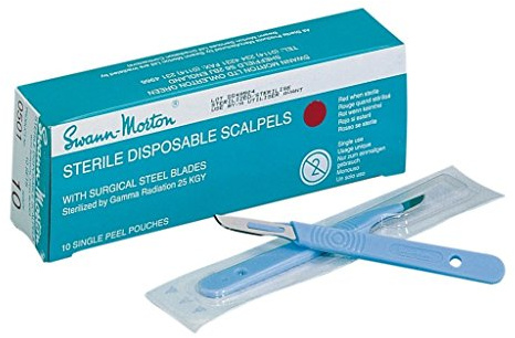 Nmmedical Bistouris à usage unique Swann-Morton - N° 15 Stérile