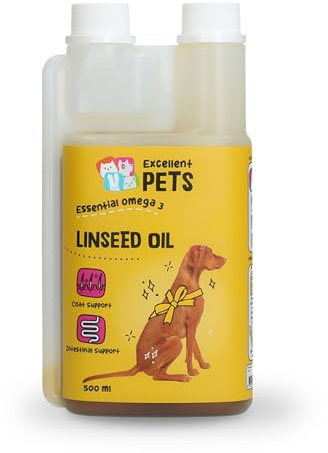 EXCELLENT Forniture Per La Cura Della Sanità Olio Di Lino Per Cani