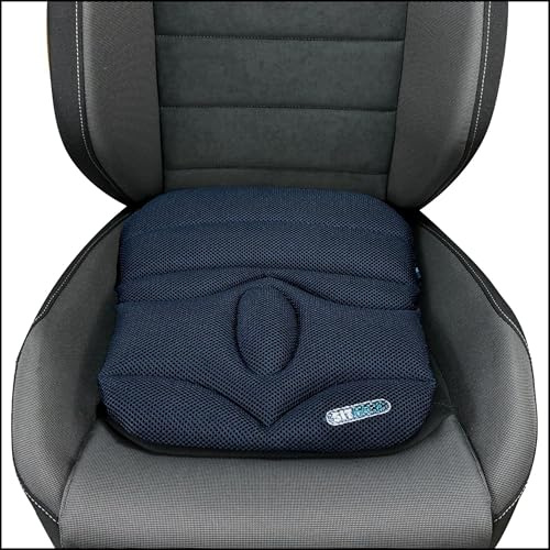 Sitback Sitzkissen Sitzauflage Basic Slim für schmale Sitzflächen (Black air)
