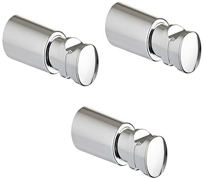 3 fissaggi a muro per termosifoni scaldasalviette e a tubi orizzontali portata fino a 90kg. Sistema Anti Sgancio avanzato per massima sicurezza. Diametro tubi da Ø16 a 30 mm - cromato