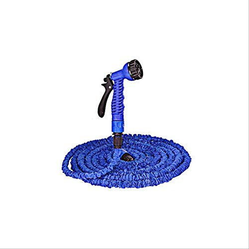 Vimmor pour Tuyau D'arrosage De Jardin Tuyau D'arrosage Flexible Extensible Tuyau D'arrosage Pistolet À Eau 125ft-Bleu